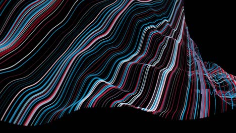 fondo de onda abstracto - video de stock