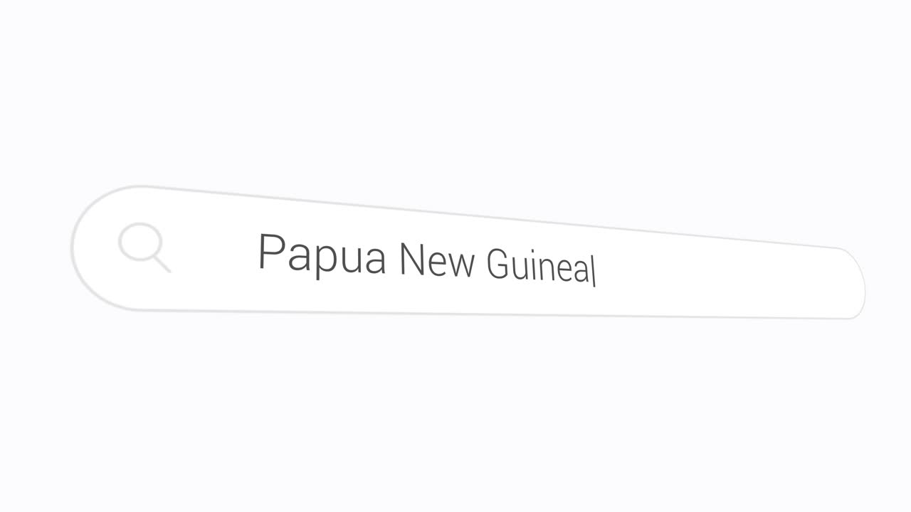 Searching Papua New Guinea In Computer Website - Internet Browsing