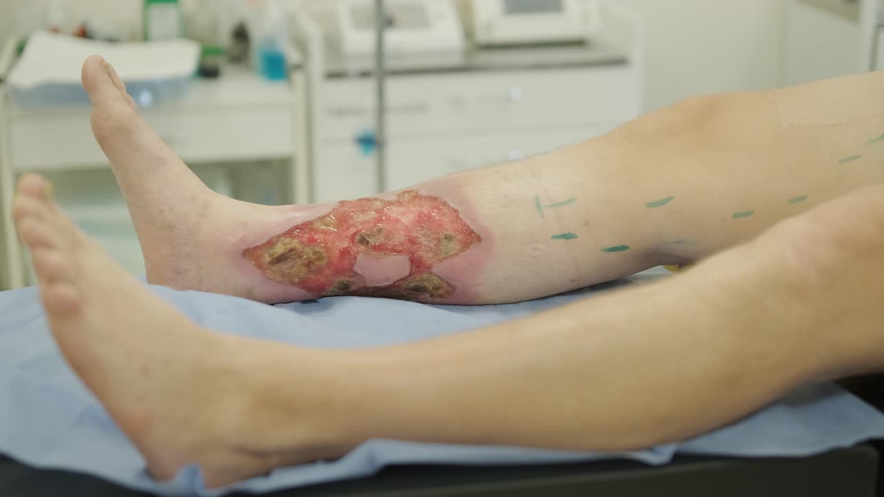 aplicación de bioglue en el tratamiento quirúrgico de la úlcera de la pierna