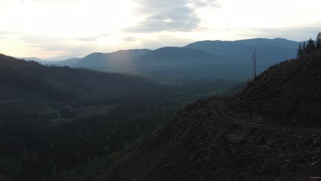 El-Renacimiento-Del-Bosque-De-Columbia-Británica:-La-Perspectiva-De-Un-Dron-Después-Del-Incendio-Forestal