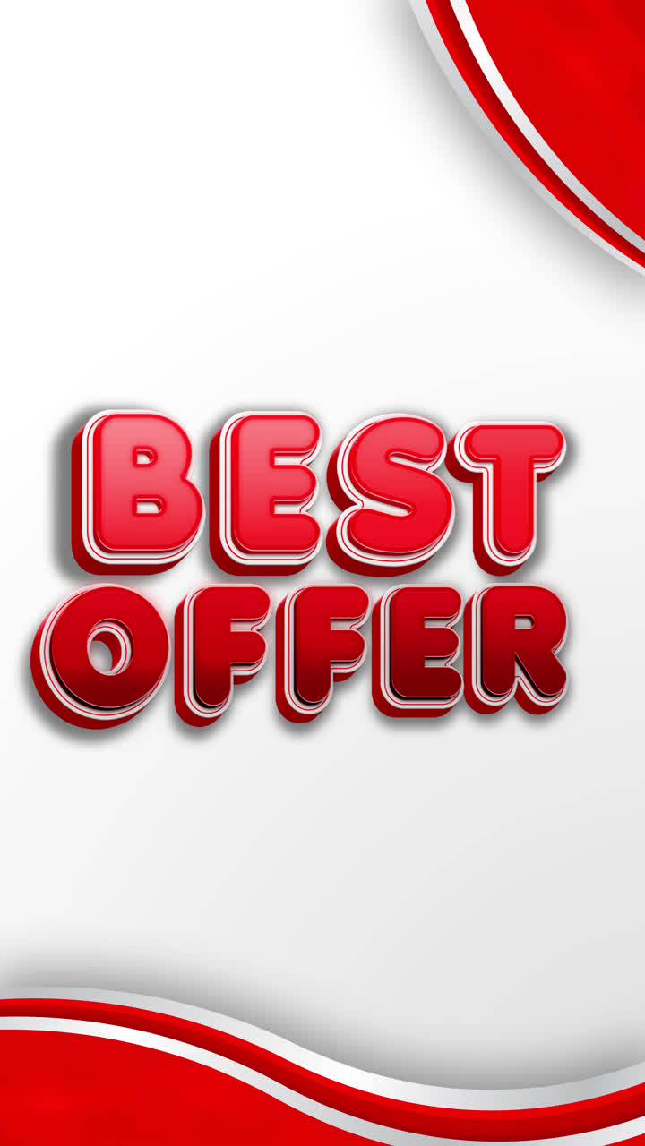 Best Offer Sale Promotion Graphic