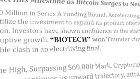 titular de noticias de biotecnología en diferentes artículos