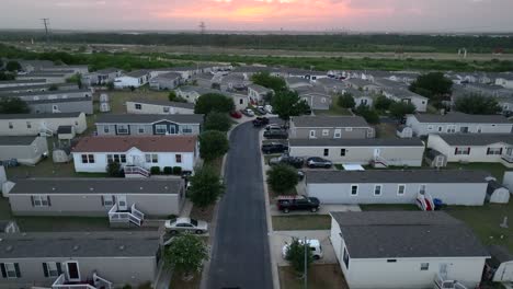 rural texas neighborhood community in small town