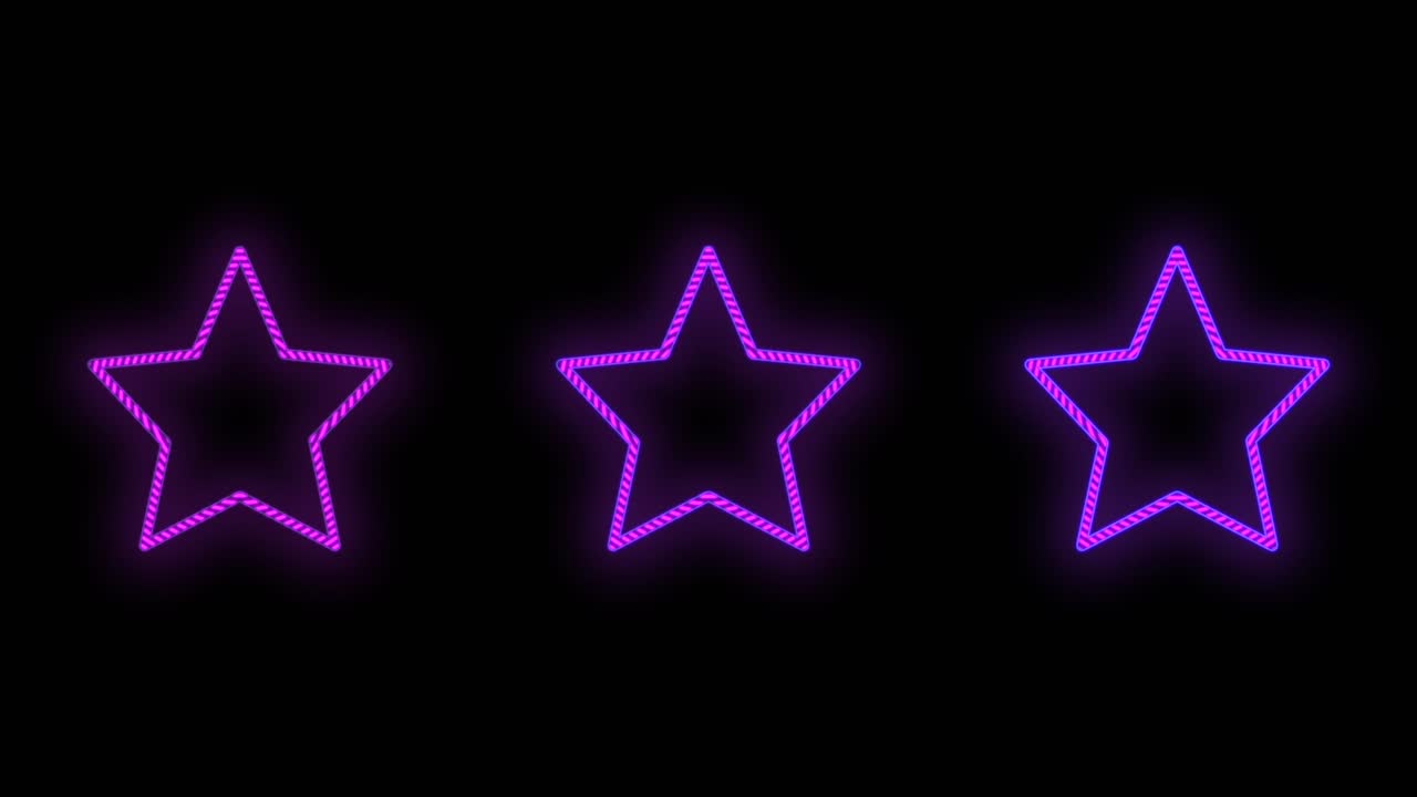 Motivo di stelle retrò con viola neon