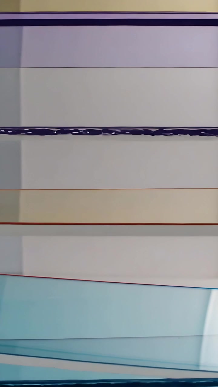 Vertical video: Frames shifting stripes up inside, showing left column, thin lines, diagonal shadow