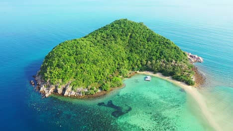 beautiful islet in the turquoise sea