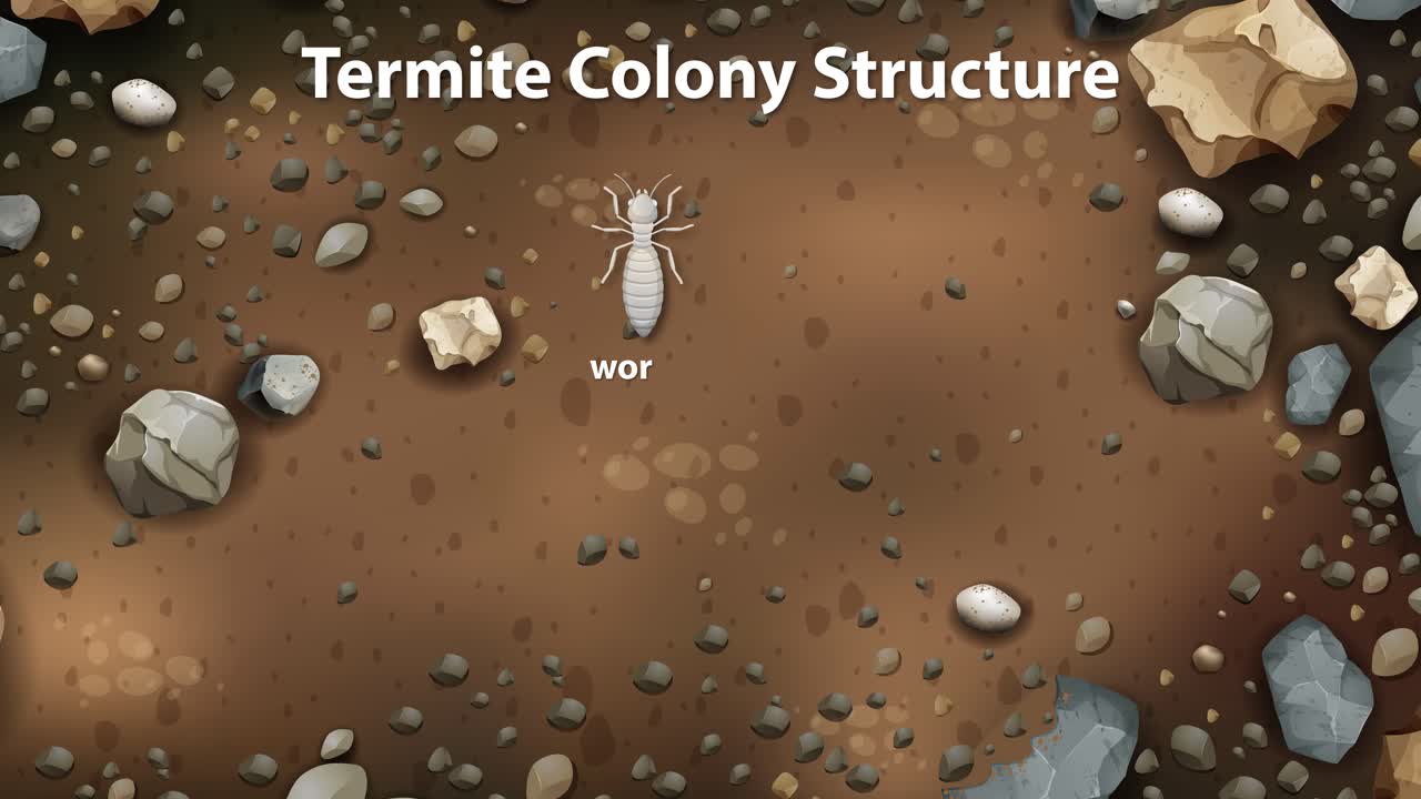 개미 집단 내의 역할을 설명합니다.