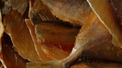 dried fish flakes close-up
