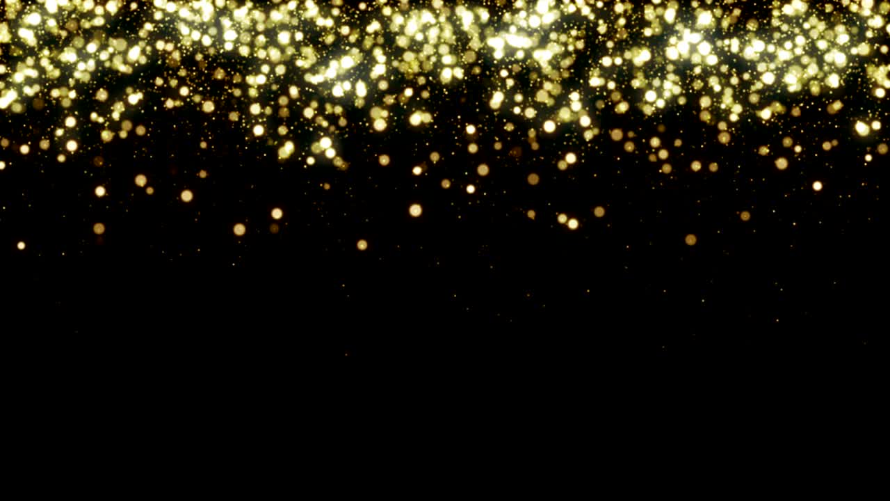 ゴールド・グリッター・ボケ賞 塵 アブストラクト 背景ループ