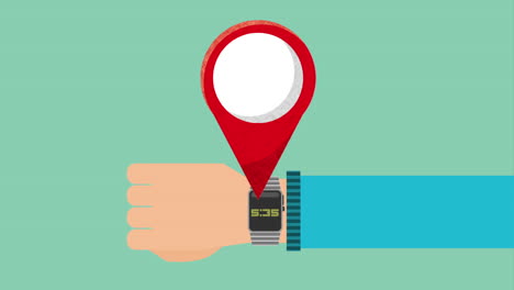 reloj inteligente con ubicación gps