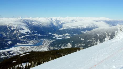 mountain covered with snow