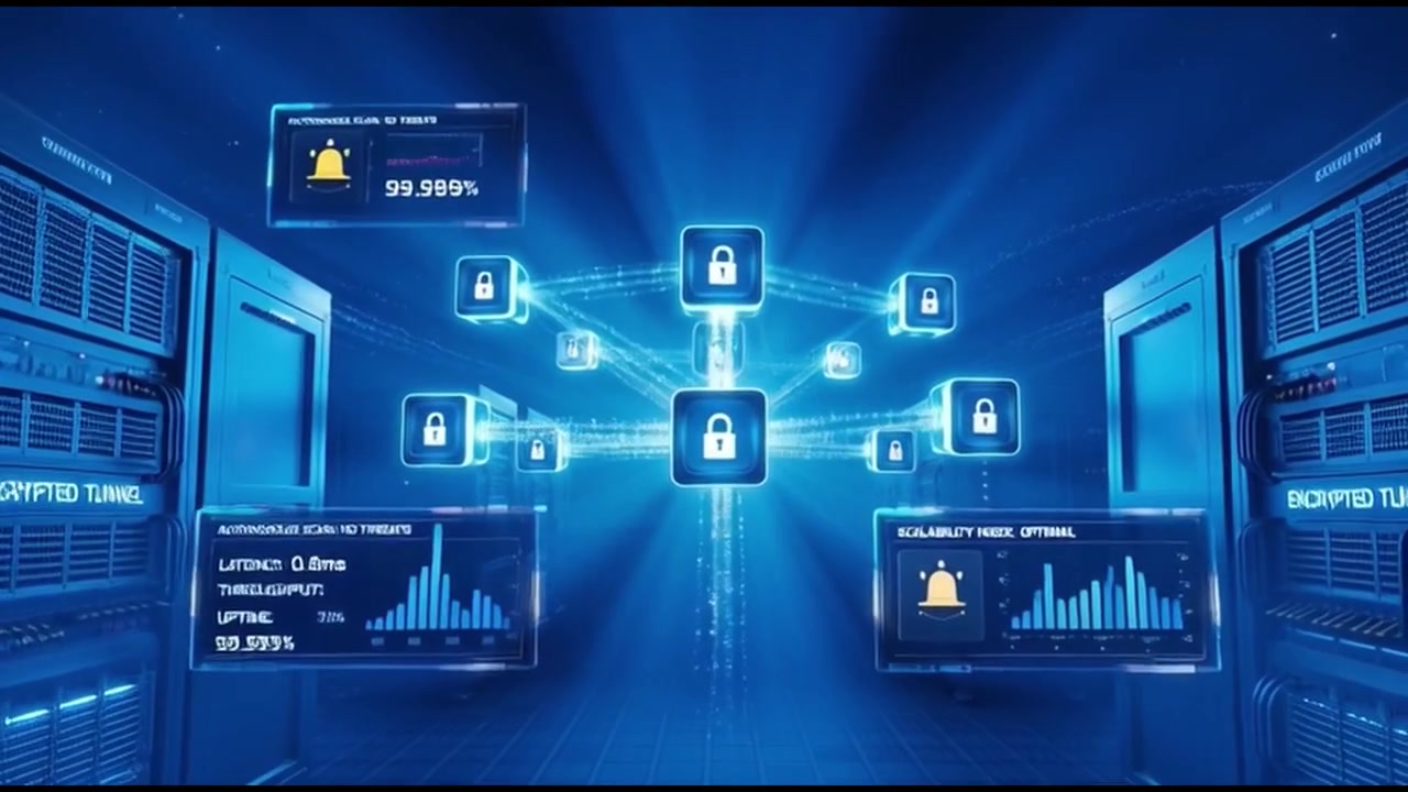 Digital Data Security and Network Connectivity in a Server Room