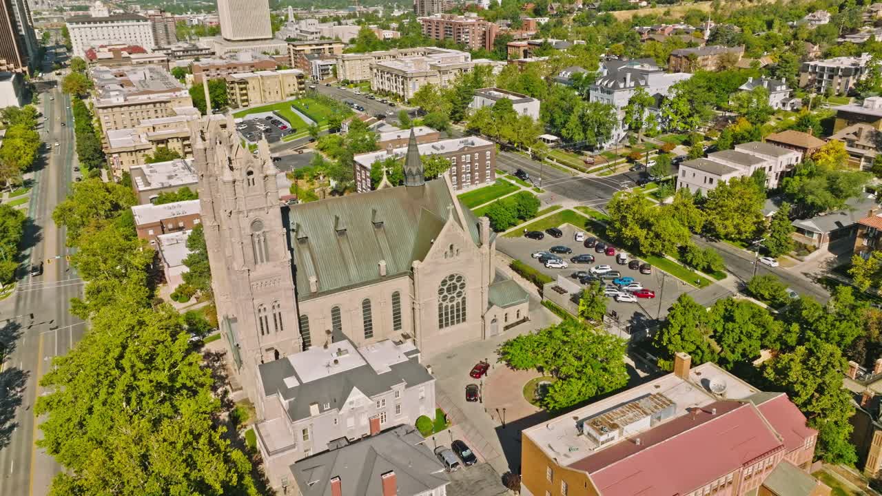 Cathedral of the Madeleine in Downtown Salt Lake City Utah