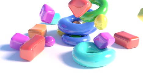 diseño de movimiento mínimo 3d 4k