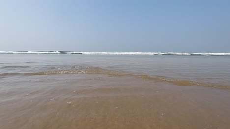 View-of-beach-sea-on-sunlight-in-the-summer