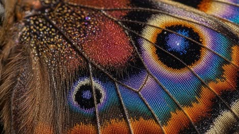 an incredible close-up of a butterfly wing showcasing the vibrant colors and intricate patterns of nature's artwork, highlighting the beauty of insects in macro photography