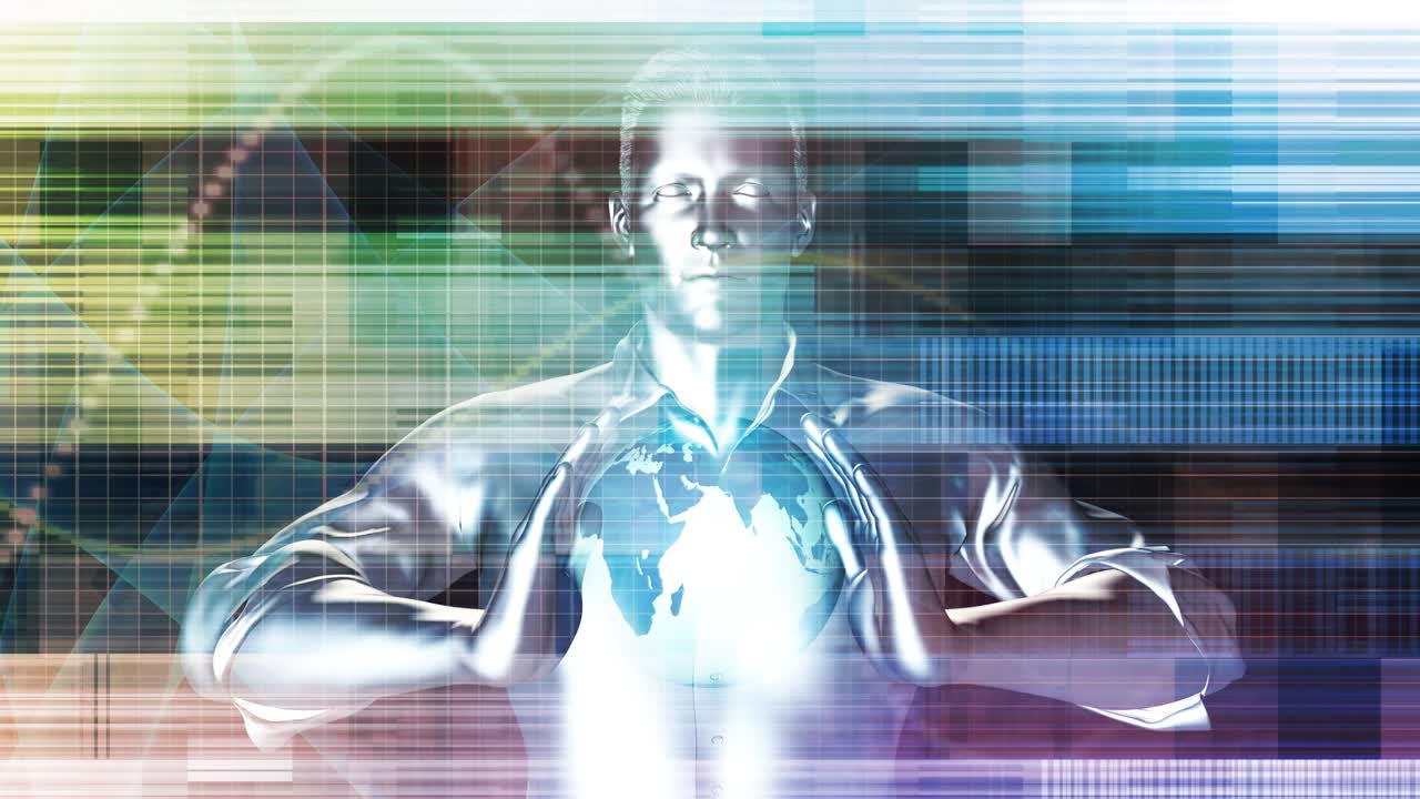 Global Network Connection and Integrated System art