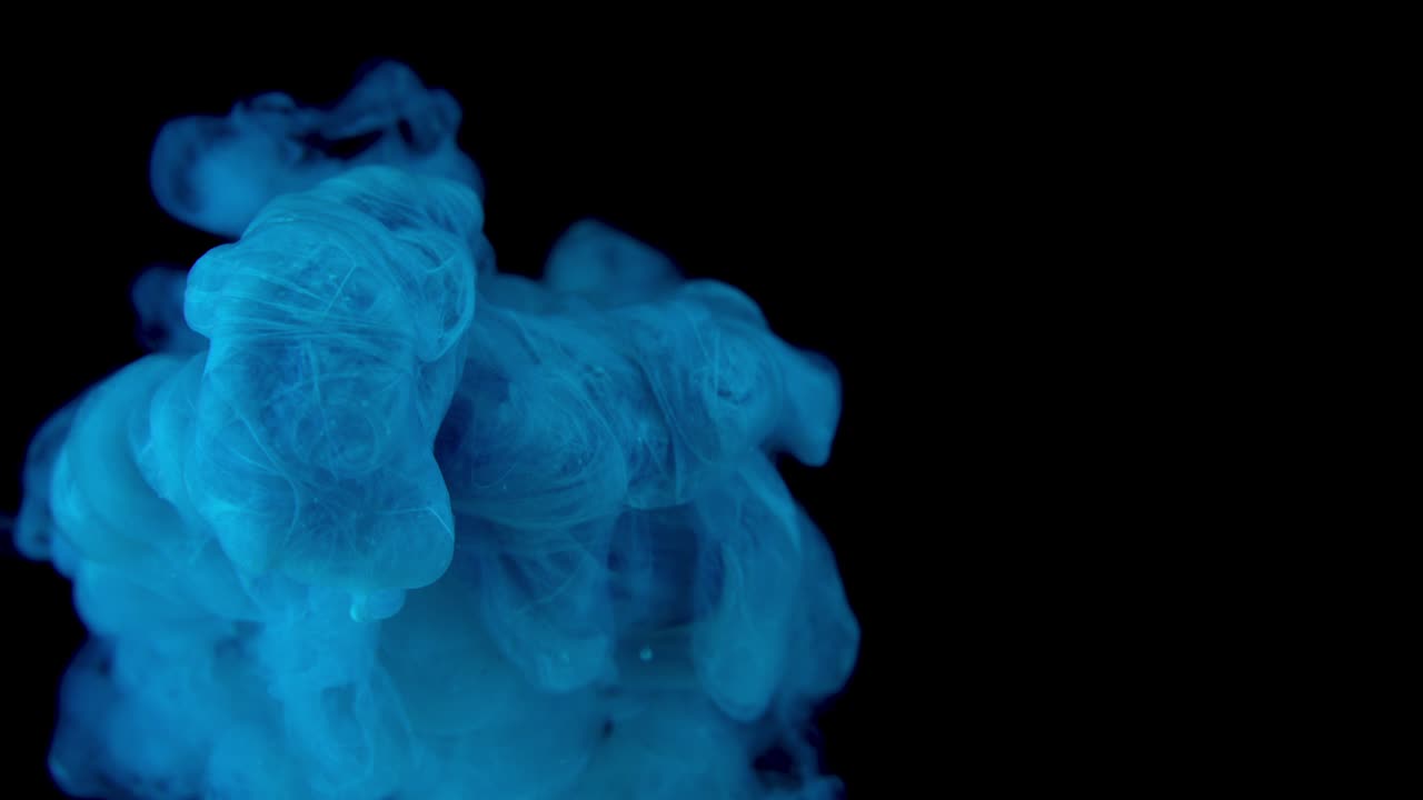 Miscelazione magica di colori a inchiostro