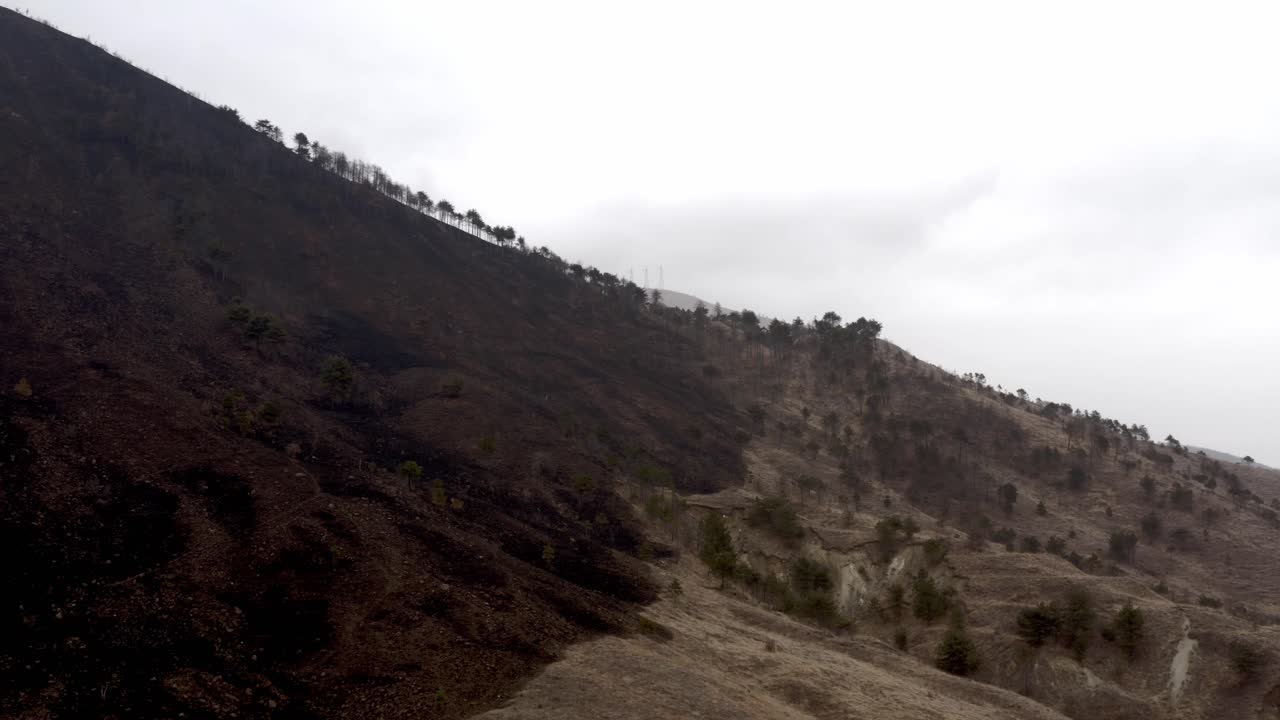 Dark Hillside Landscape