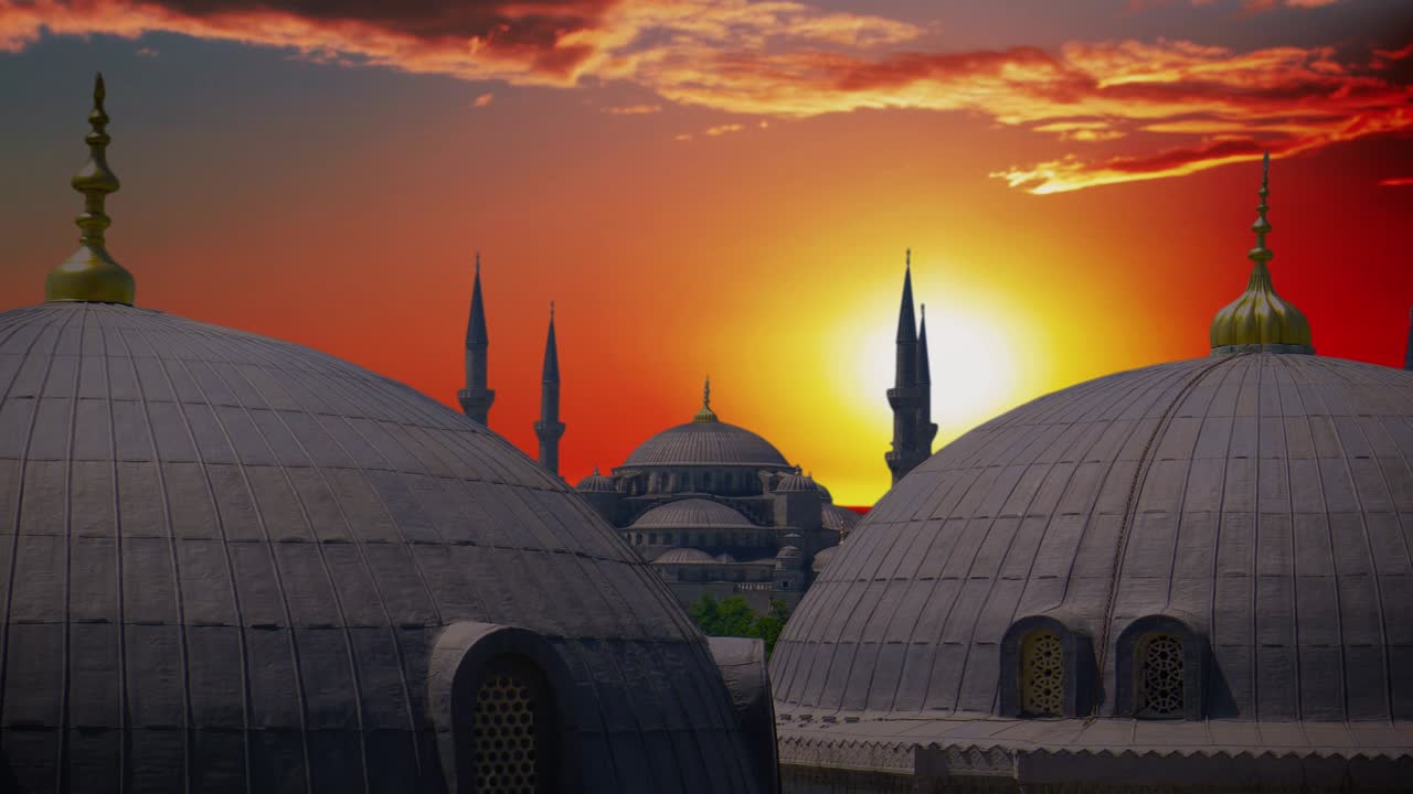 Famous Blue Mosque in Istanbul, Turkey.