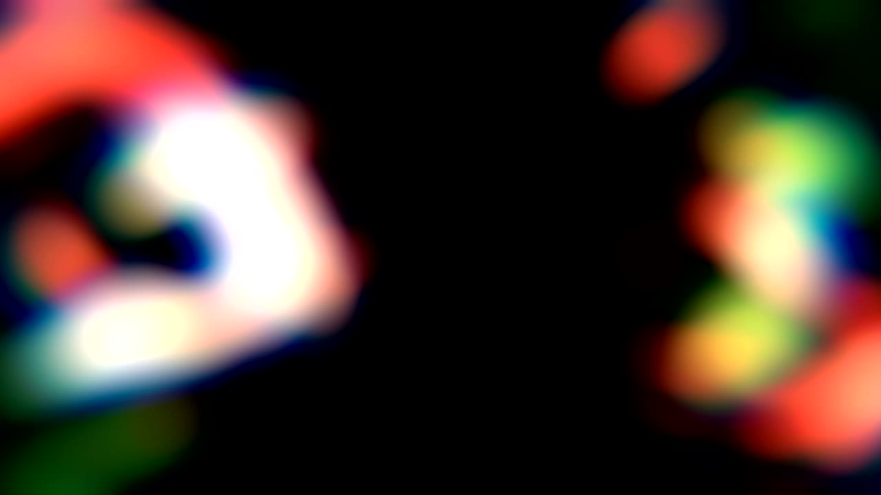 el bokeh de la luz de baile caliente