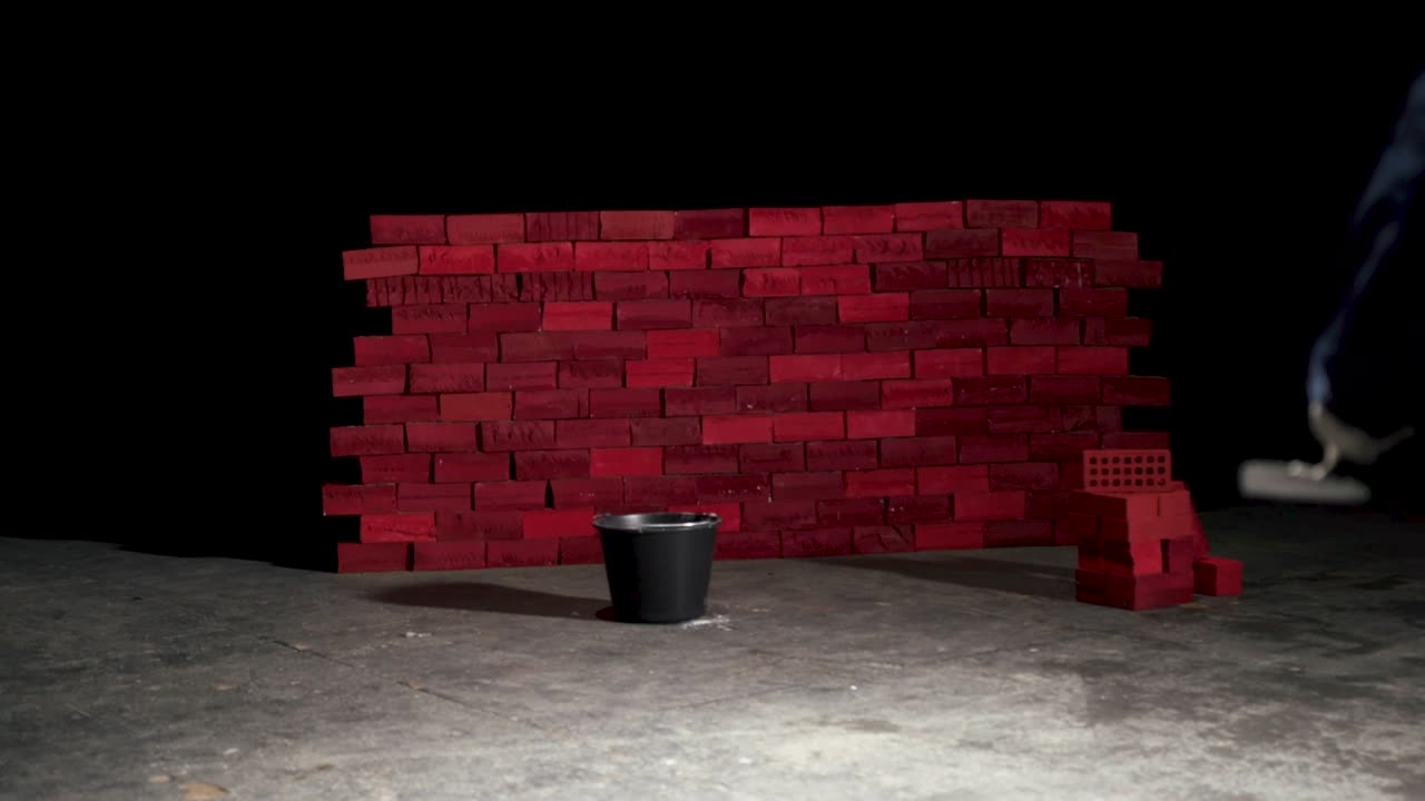 벽돌을 짓는 데모