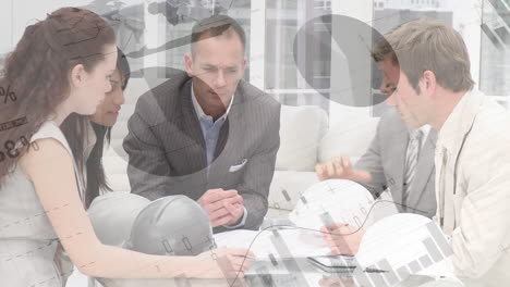 business people discussing on a meeting table