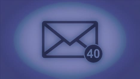 iconos de notificación por correo electrónico