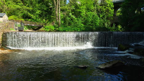 Beautiful-WaterfallDramatic-Aerial-Slow-Zoom-and-Reveal