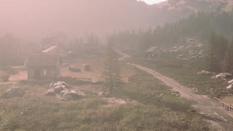 beautiful landscape of italian dolomites