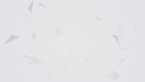partículas sutiles del plexo gris sobre un fondo plateado