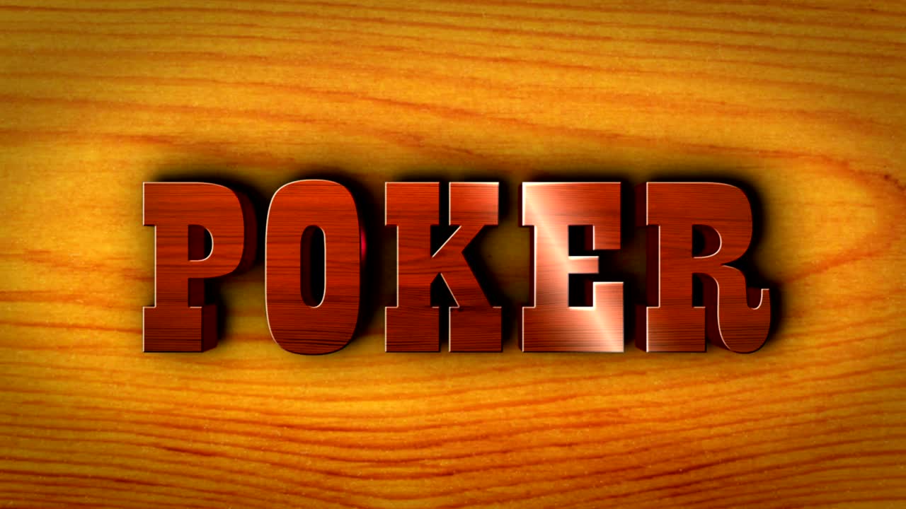 Animazione di testo Poker, Rendering, Sfondo