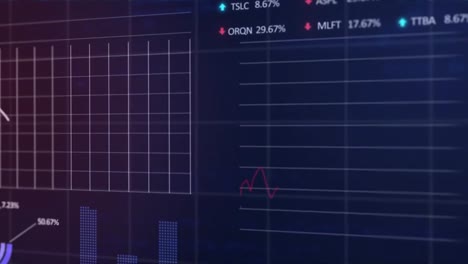 Animación-Del-Procesamiento-De-Datos-Estadísticos-Y-Bursátiles-Sobre-Fondo-Morado