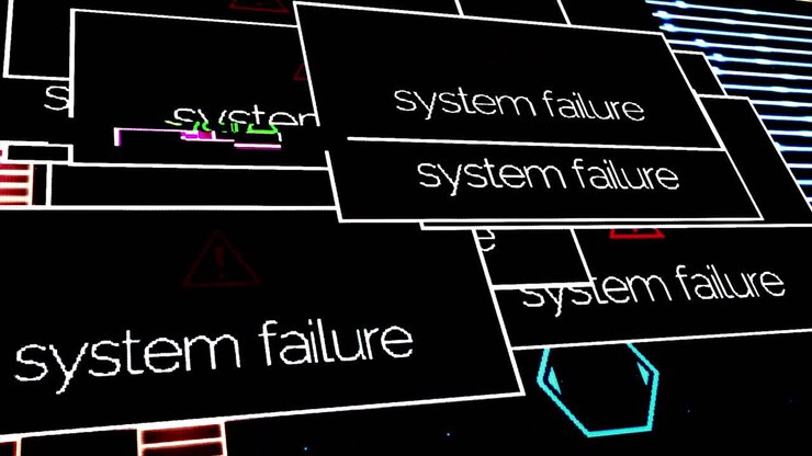 System Failure Abstract Glitch Art