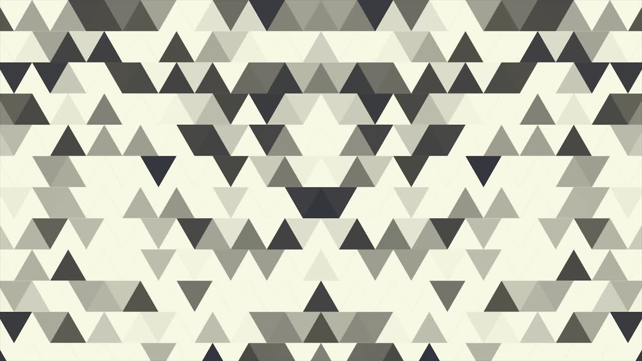 fondo de polígono geométrico aleatorio abstracto. triángulos animación de fondo abstracto bucle sin costuras. formas geométricas en movimiento abstractas. bucle sin costuras fondo de movimiento abstracto