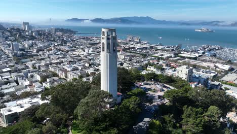 Coit-Tower-In-San-Francisco-In-Kalifornien,-Vereinigte-Staaten