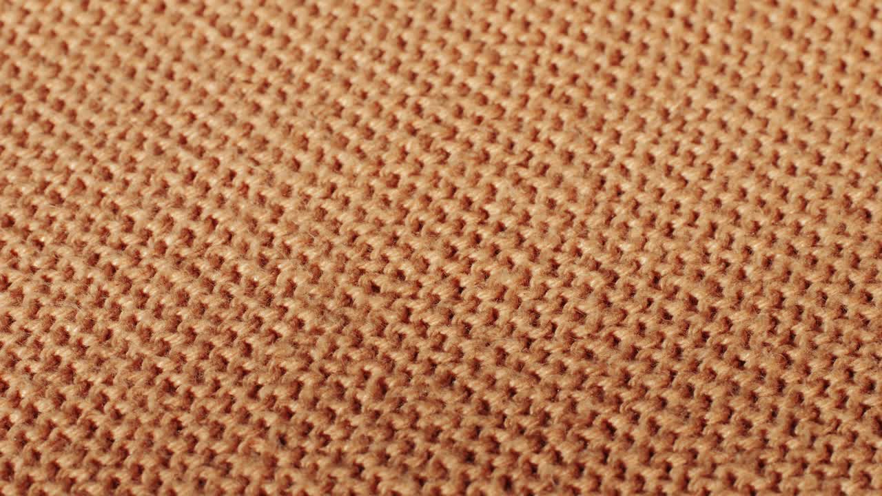 Close-up of a knitted fabric texture