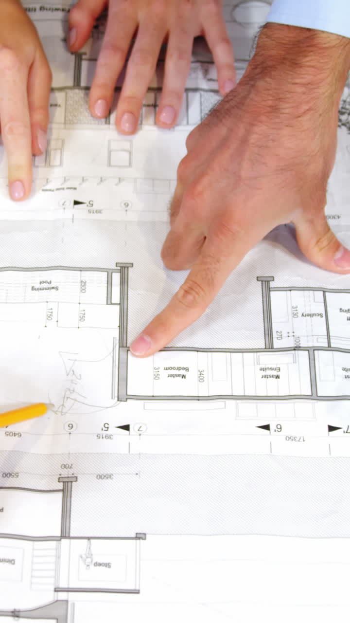 mujer de negocios y compañeros de trabajo discutiendo el plan