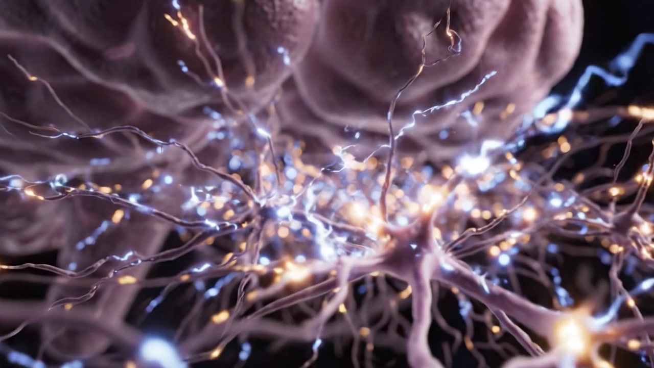 Intricate Visual Representation of Neural Networks Illustrating Synaptic Connections and Brain Activity in a Stunning 3D Perspective to Enhance Understanding of Neurobiology