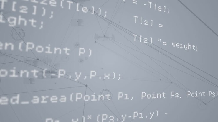 Animation of network of connections over data processing