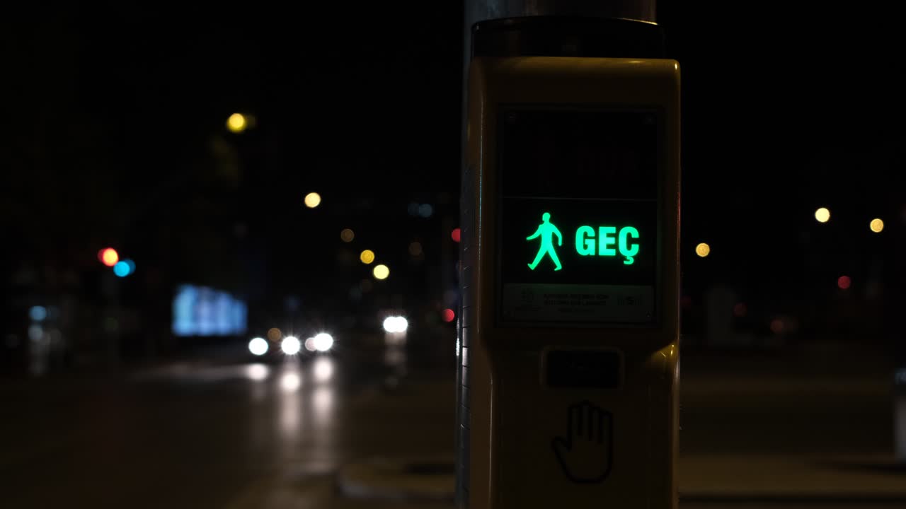 señal de paso de peatones