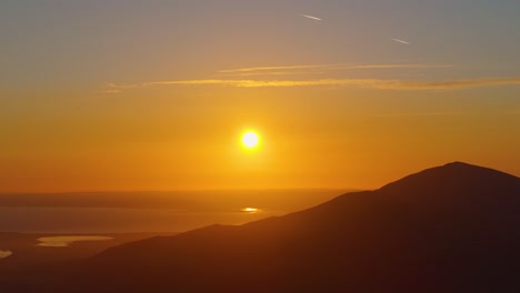 sunrise at conor pass - dingle co.kerry - 4k cinematic drone footage 07