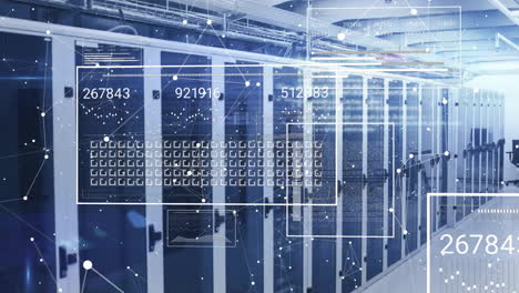 animation of data processing over computer servers