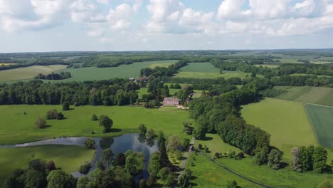 4k drone video of a country house in kent