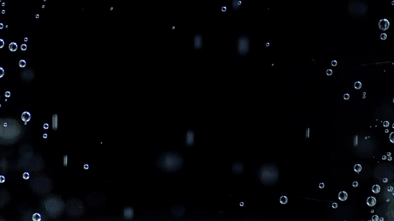 Air bubbles under water rise up.