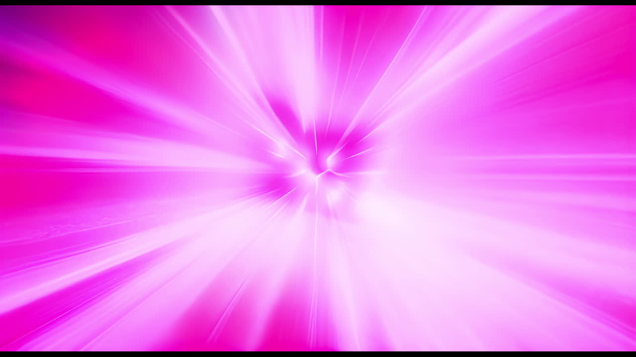 Animation of neon pink trails on pink background