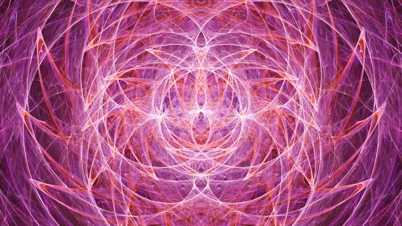 ilusiones geométricas caóticas - fractal abstracto sin fisuras, telón de fondo artístico caleidoscopio, arte de línea de galaxias cósmicas de geometría espiritual - ideal para música vj y fondos meditativos