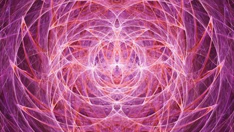 Chaotische-Geometrische-Illusionen-–-Nahtlos-Schleifendes-Abstraktes-Fraktal,-Kaleidoskopischer-Künstlerischer-Hintergrund,-Spirituelle-Geometrie,-Kosmische-Galaxien-Linienkunst-–-Ideal-Für-Musik,-VJ-Und-Meditative-Hintergründe