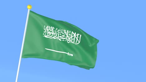 the national flag of the world, saudi arabia