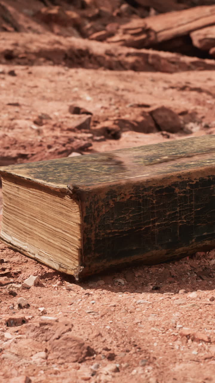 Vecchio libro trovato nel deserto